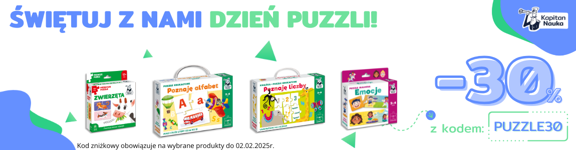 Puzzle dla dzieci Kapitan Nauka Promocja 30%