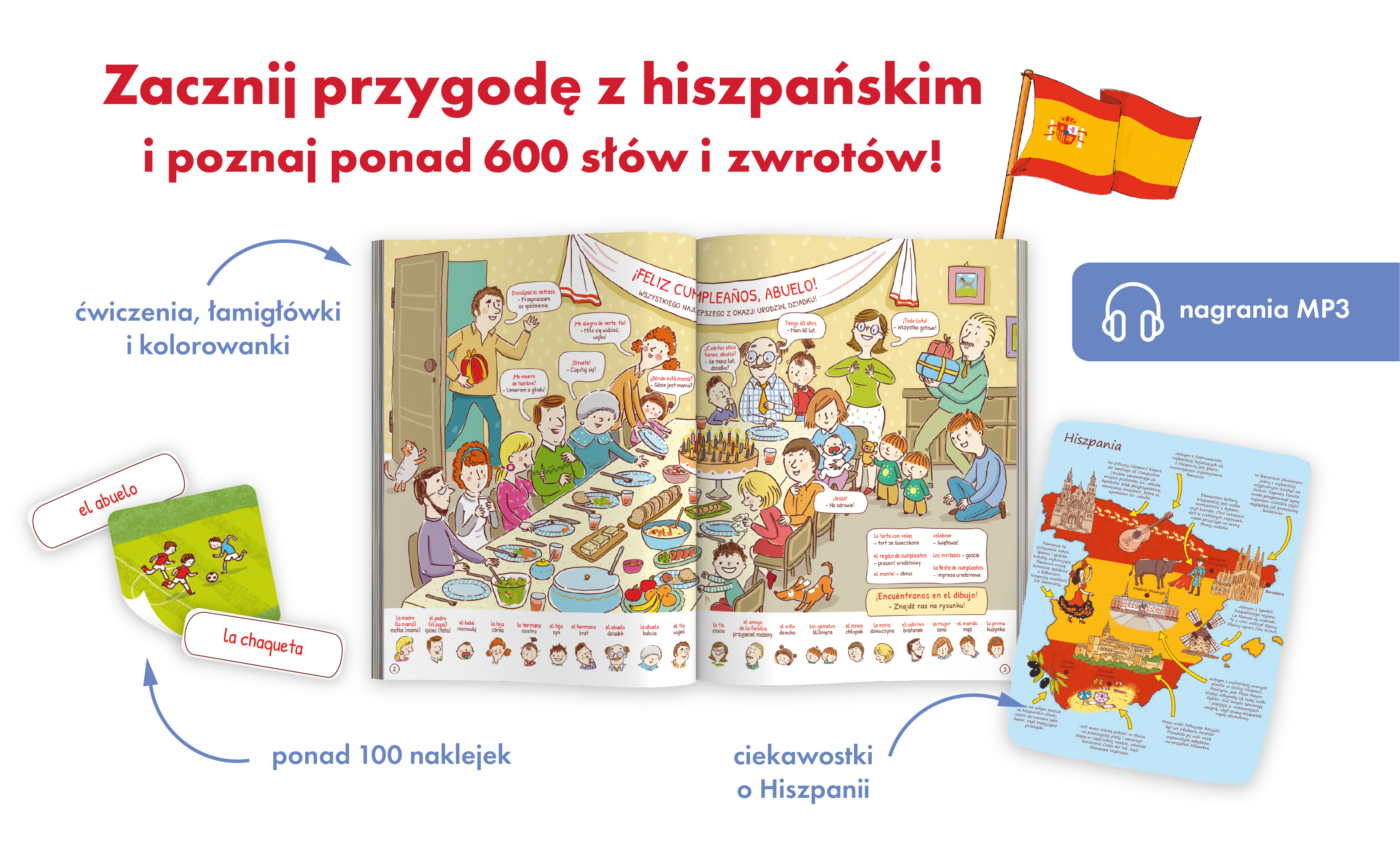 Montessori. Karty sensoryczne. Zwierzęta  2+ | Dotknij i poczuj - wypukłe elementy!