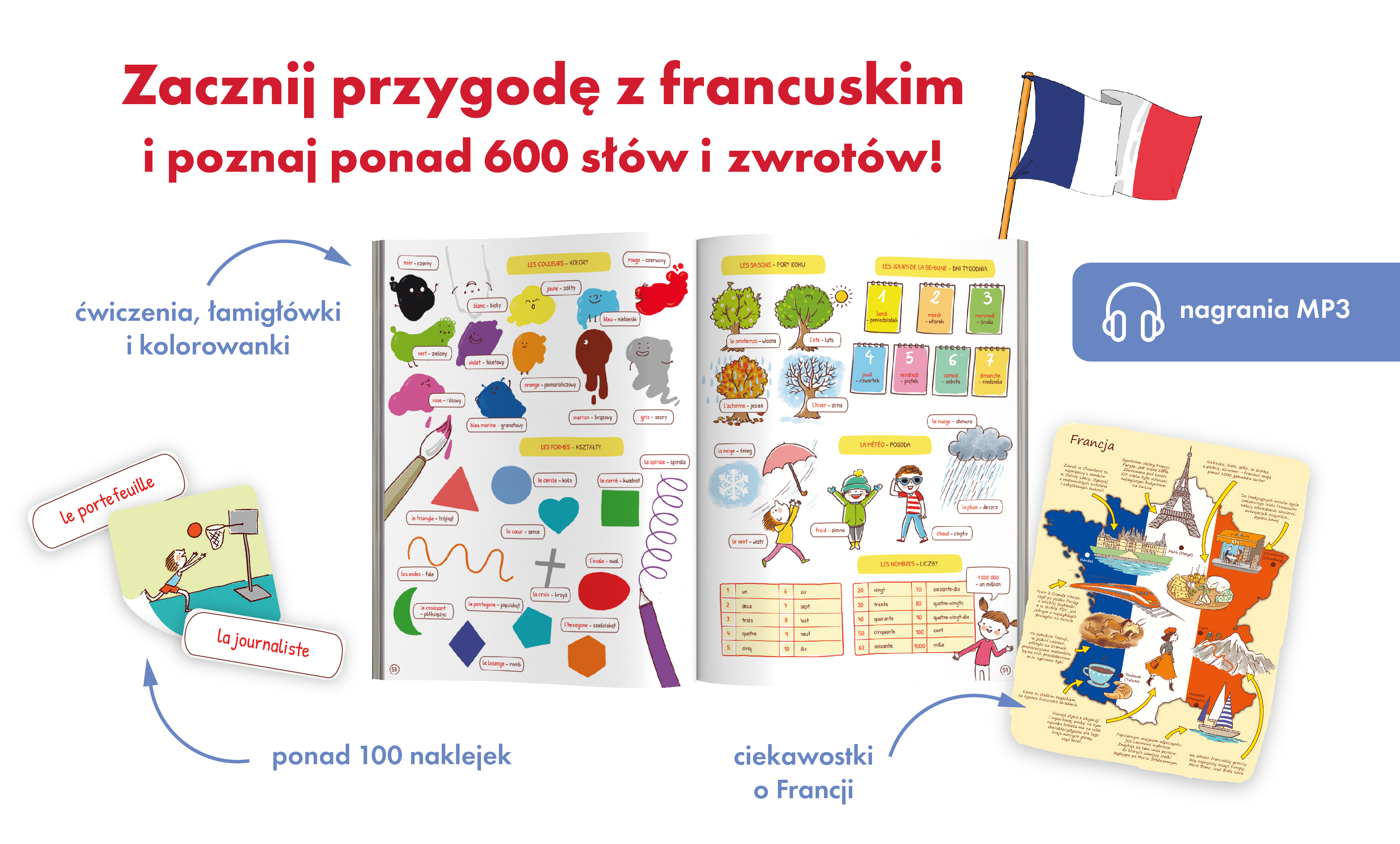 Montessori. Karty sensoryczne. Zwierzęta  2+ | Dotknij i poczuj - wypukłe elementy!