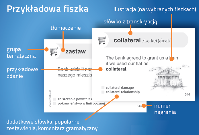 Angielski Fiszki PLUS dla zaawansowanych 2 (600 fiszek + program i